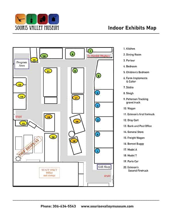 Indoor Exhibit Map